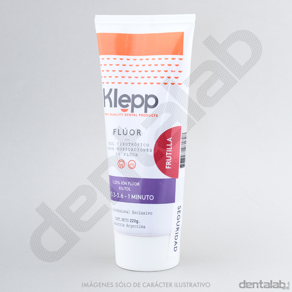 Gel de Flúor Acidulado Klepp x 220g - Frutilla