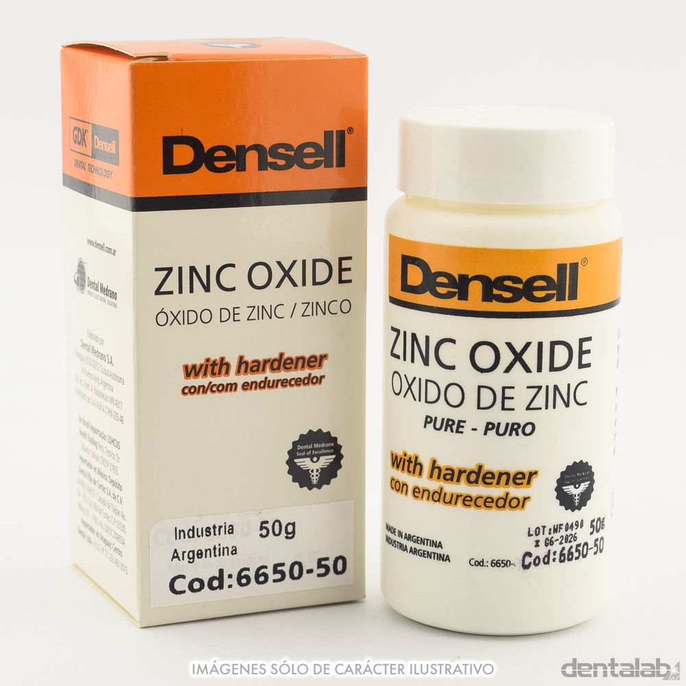 Óxido de Zinc Densell x 50g