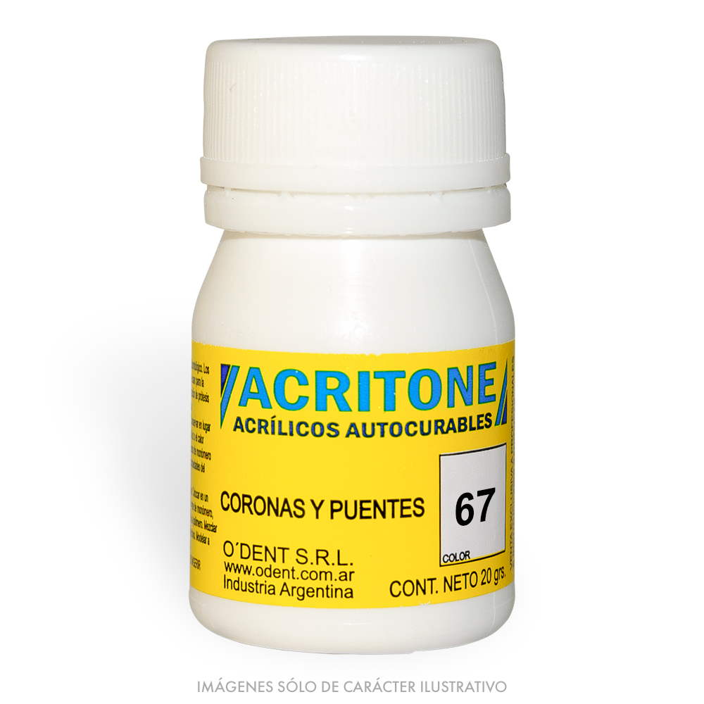 Polímero Autocurable ACRITONE 67 x 20g
