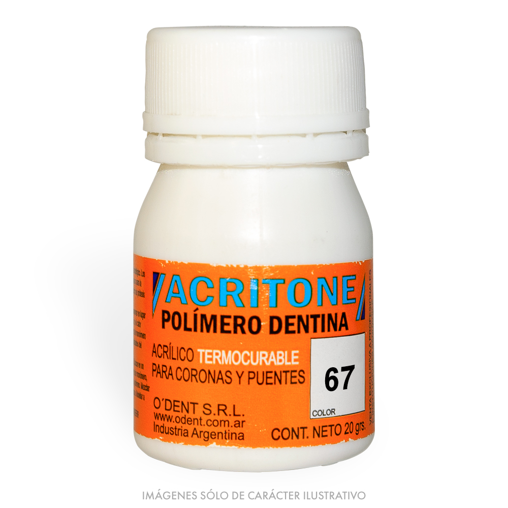 Polímero Termocurable ACRITONE 67 x 20g