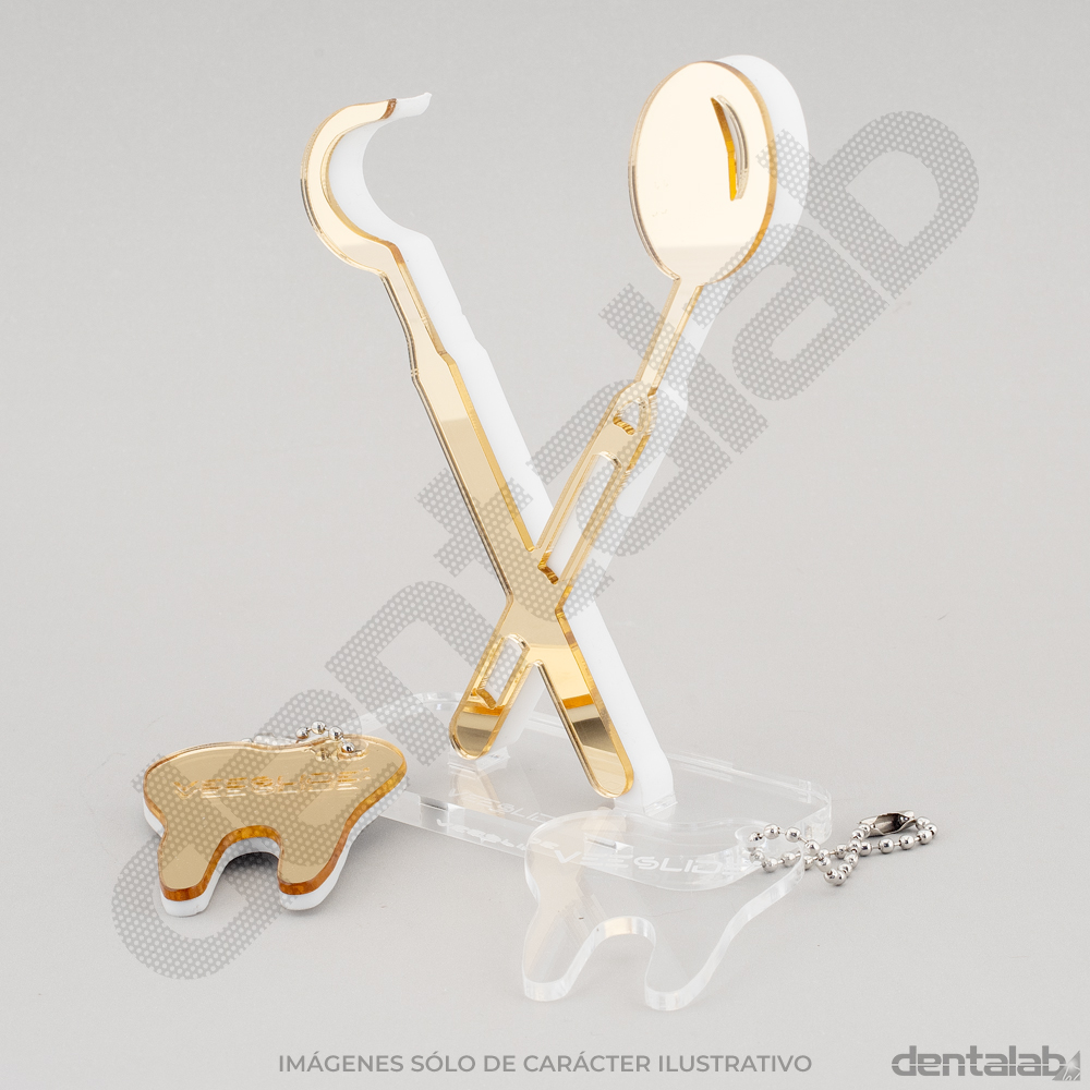 Accesorio Slide Deco Instrumental Glam • Dorado • VEESLIDE