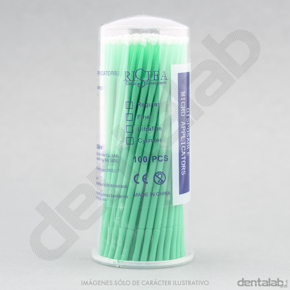 Microbrush Aplicador con Dispenser x 100 und. Fino RISTEA