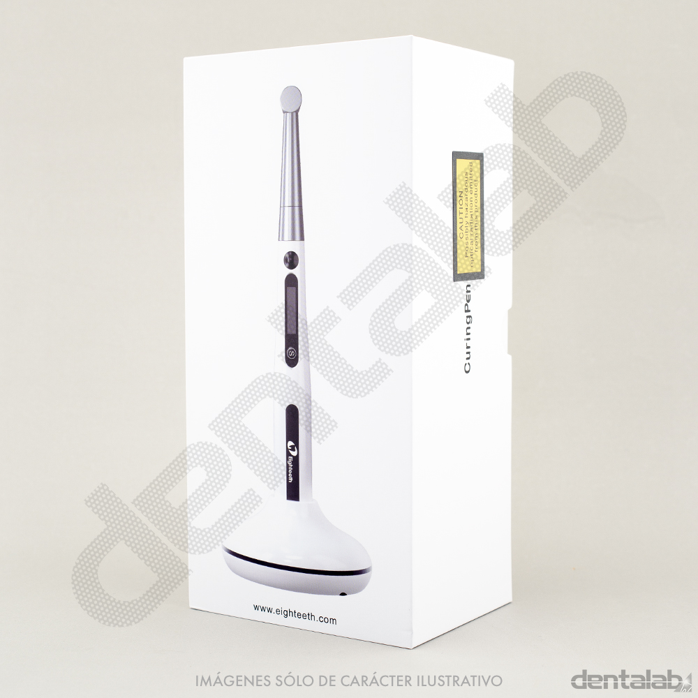 Lámpara de Fotocurado EIGHTEETH • Curing Pen • 4 LEDs • 2.300 mW/cm²