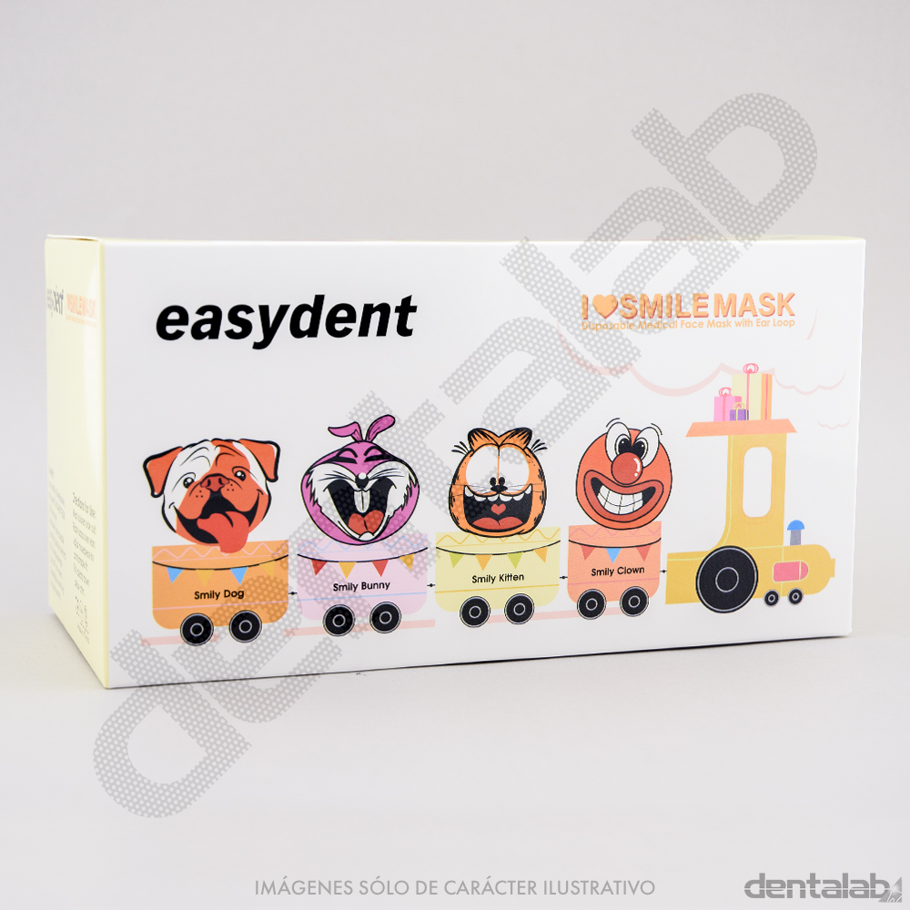 Barbijos 3 Capas Smile Kitten Easydent x 50 und.
